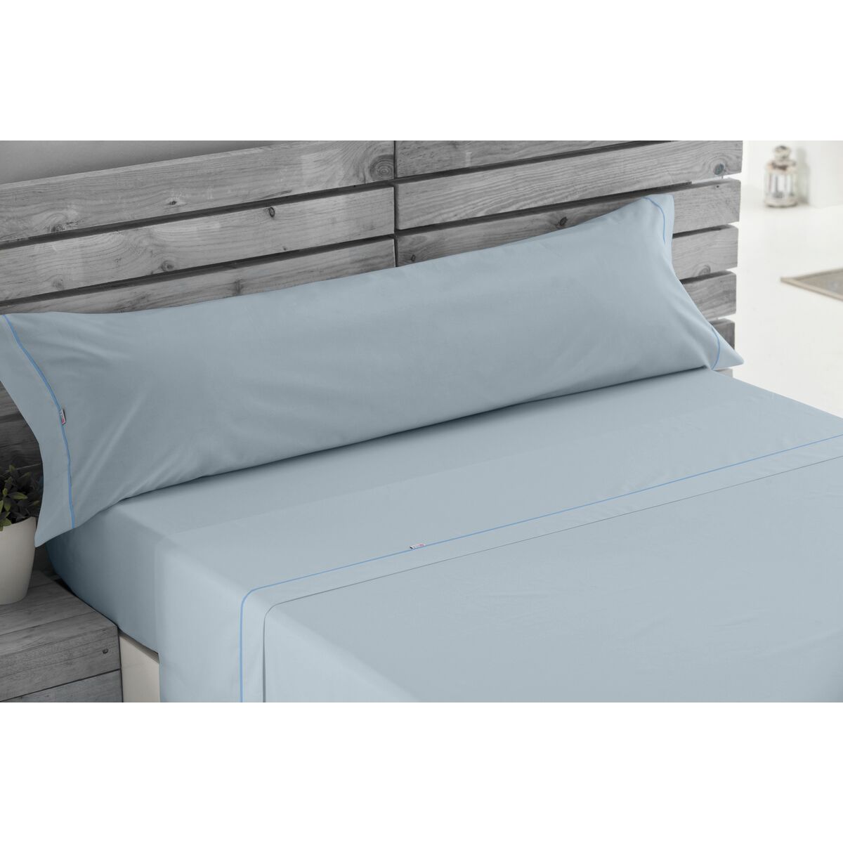 Bettwäsche-Set Alexandra House Living Blau Celeste Double size 3 Stücke