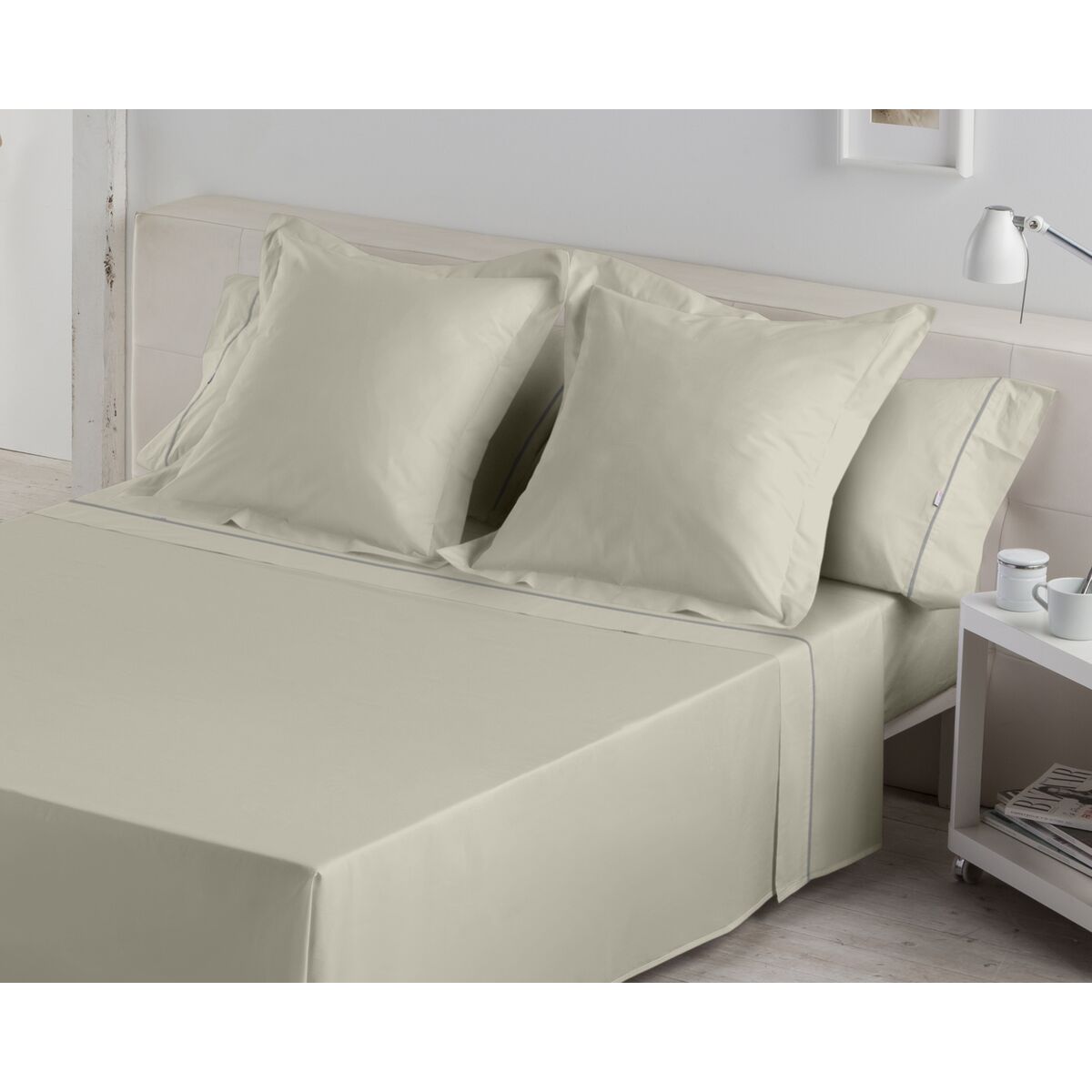 Bettwäsche-Set Alexandra House Living Beige Double size 3 Stücke