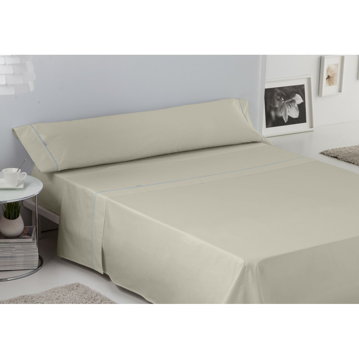 Bettwäsche-Set Alexandra House Living Beige Double size 3 Stücke