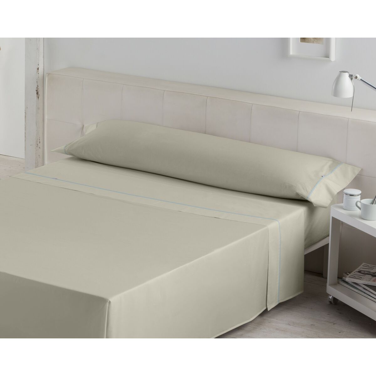 Bettwäsche-Set Alexandra House Living Beige Einzelmatratze 3 Stücke