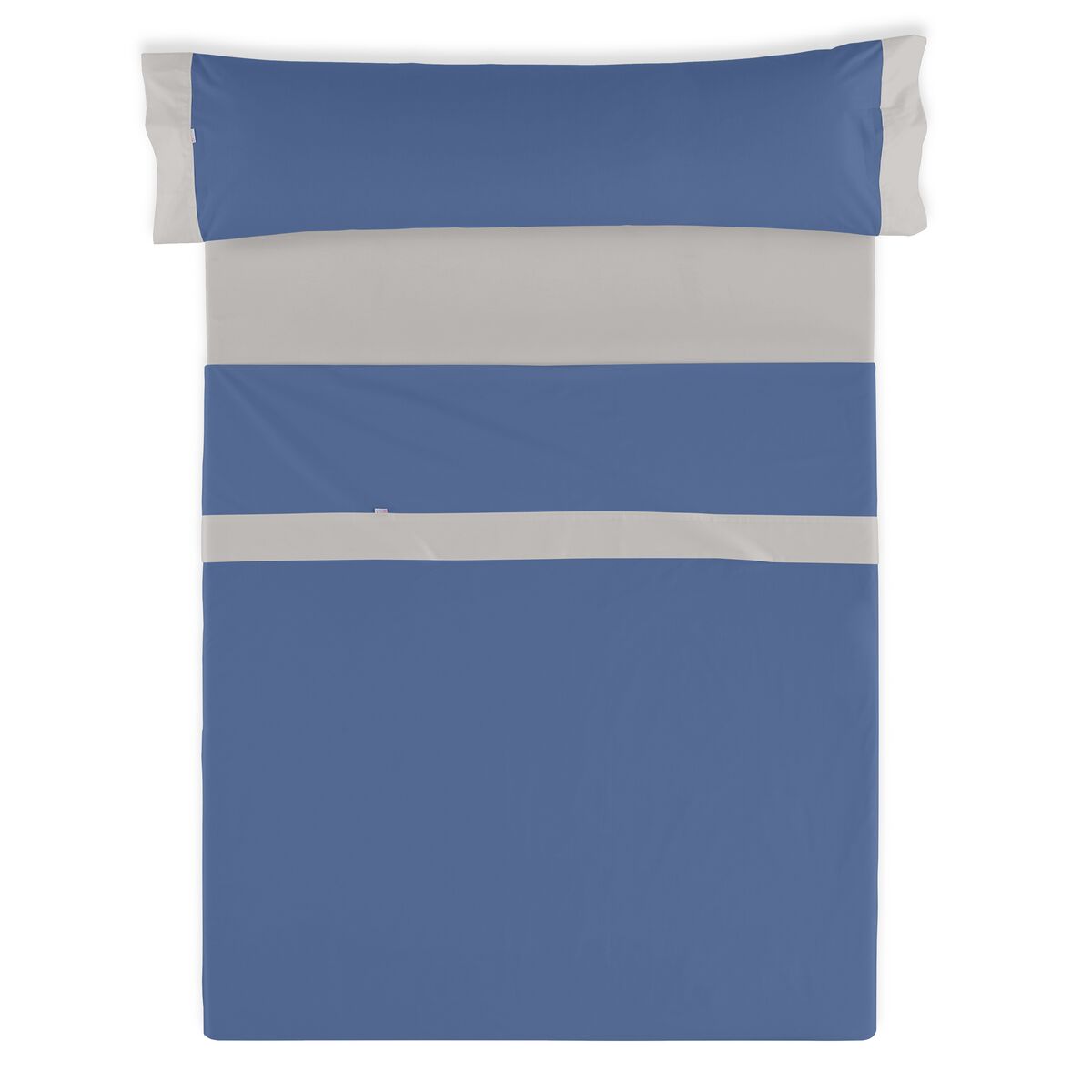 Bettwäsche-Set Alexandra House Living Blau Double size 3 Stücke