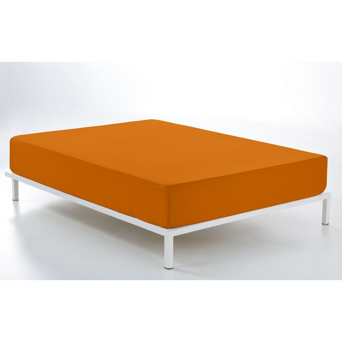 Spannbetttuch Alexandra House Living Ocker 105 x 190/200 cm