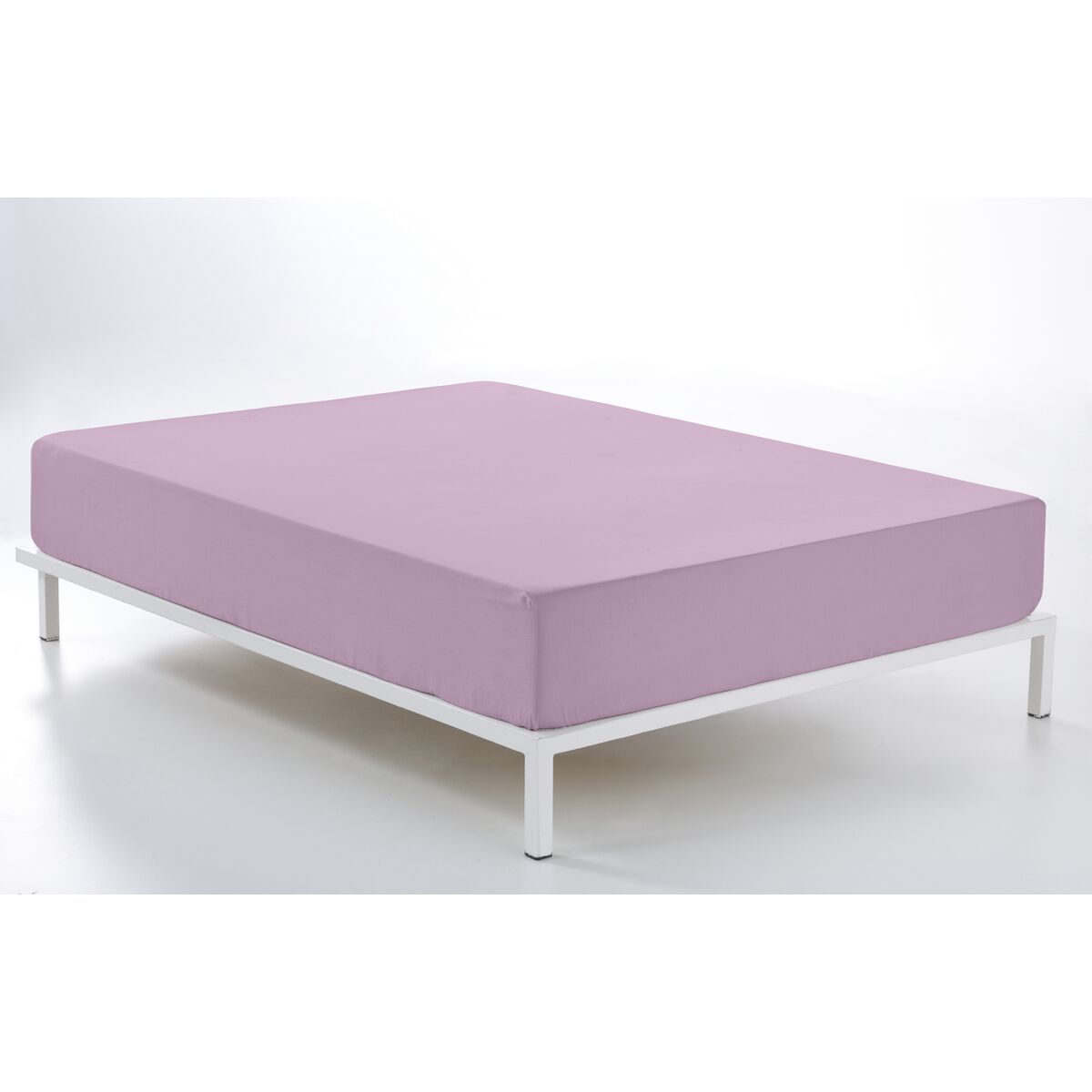 Spannbetttuch Alexandra House Living Violett 105 x 200 cm