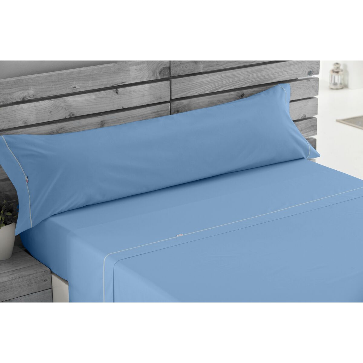 Bettwäsche-Set Alexandra House Living Blau Klar Double size