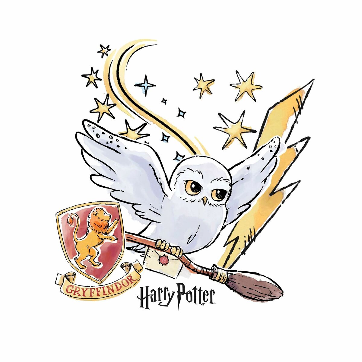 Bettwäsche-Set Harry Potter Hedwig Bunt Einzelmatratze 175 x 270 cm