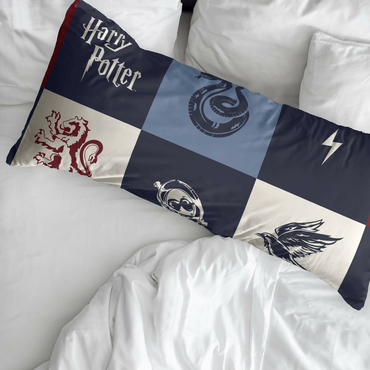 Kissenbezug Harry Potter Hogwarts Bunt 45 x 125 cm