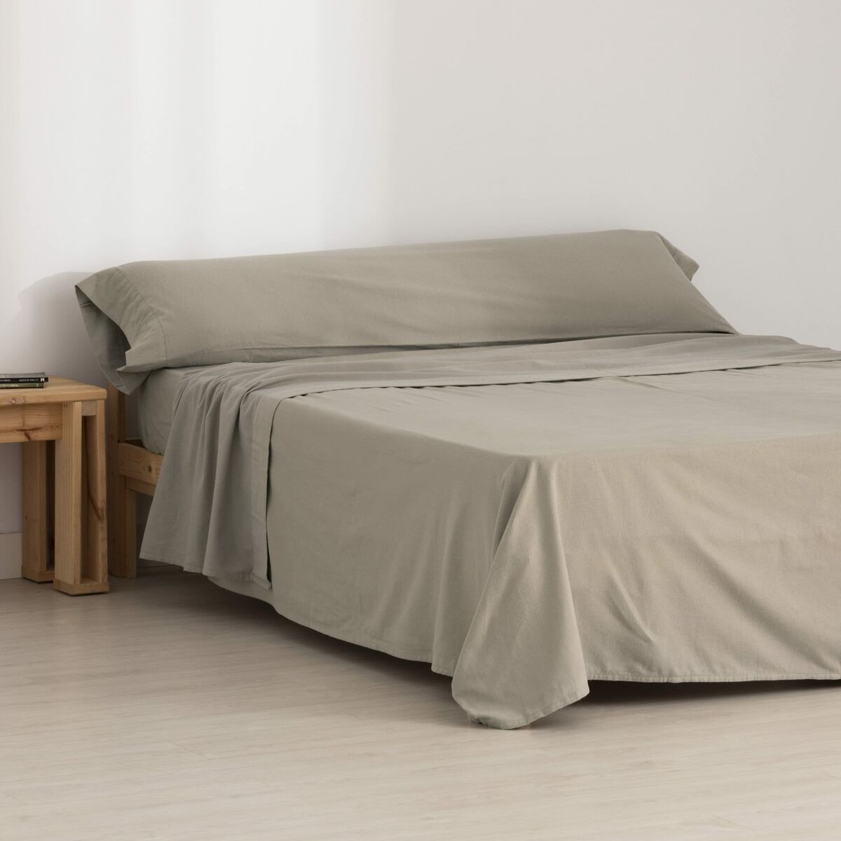 Bettwäsche-Set SG Hogar Taupe Einzelmatratze 160 x 270 cm