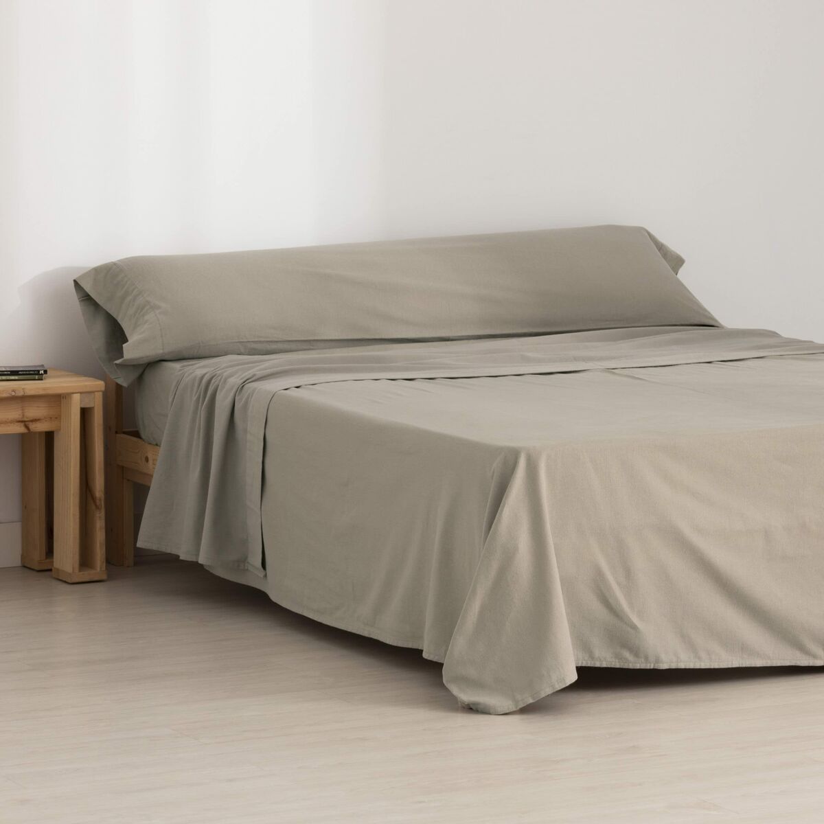 Bettwäsche-Set SG Hogar Taupe Einzelmatratze 175 x 270 cm