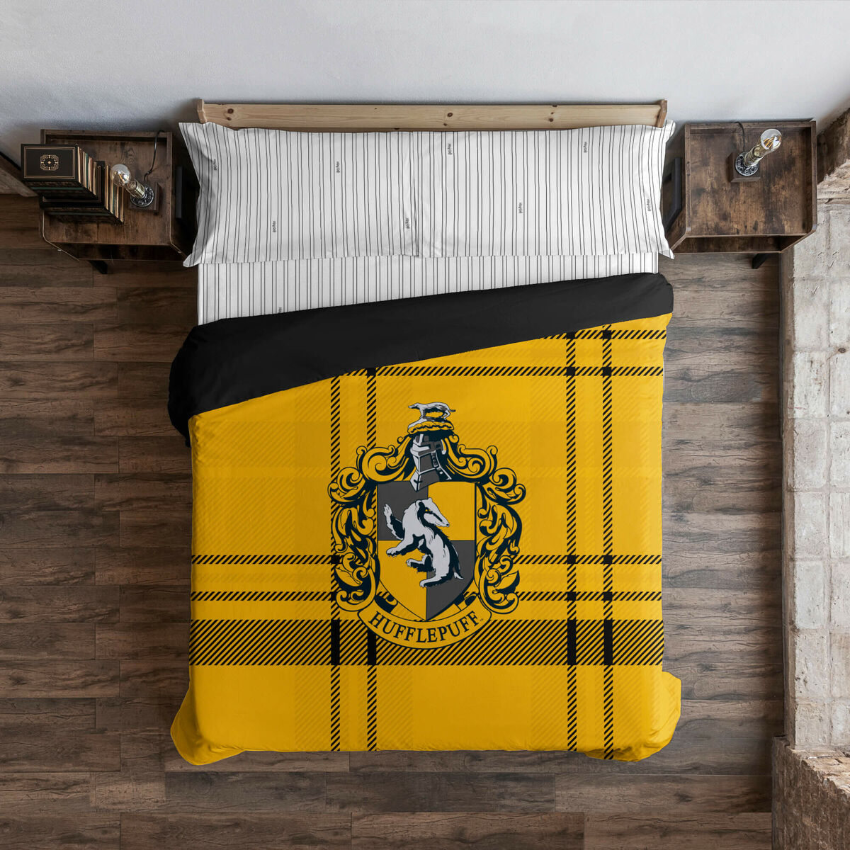 Bettdeckenbezug Harry Potter Classic Hufflepuff 180 x 220 cm Einzelmatratze