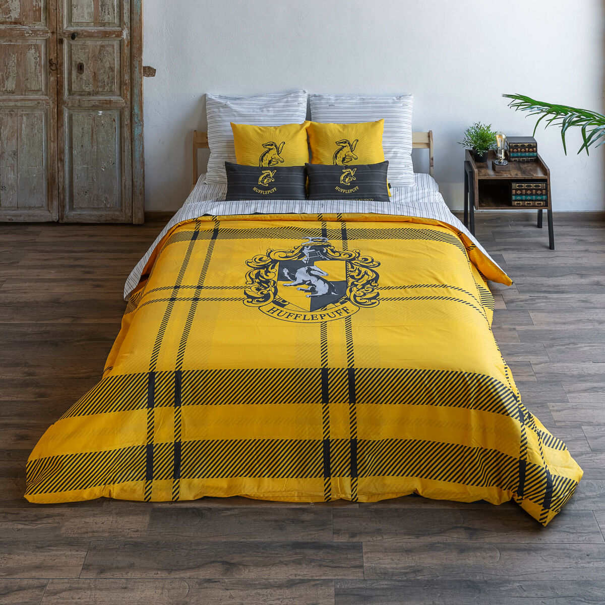 Bettdeckenbezug Harry Potter Classic Hufflepuff 180 x 220 cm Einzelmatratze