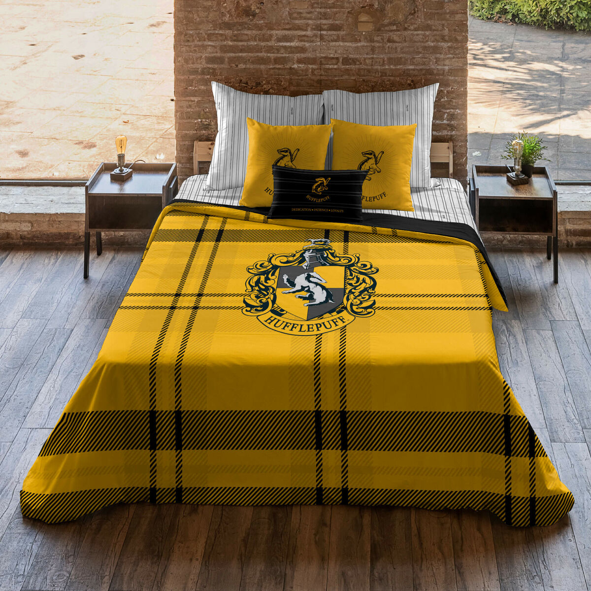 Bettdeckenbezug Harry Potter Classic Hufflepuff 180 x 220 cm Einzelmatratze