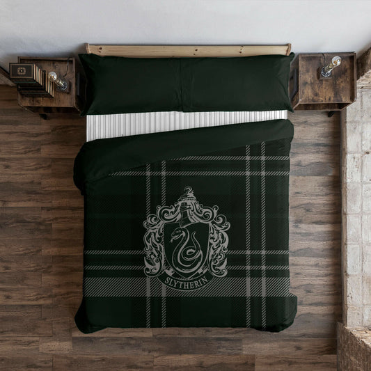 Bettdeckenbezug Harry Potter Slytherin 180 x 220 cm Einzelmatratze