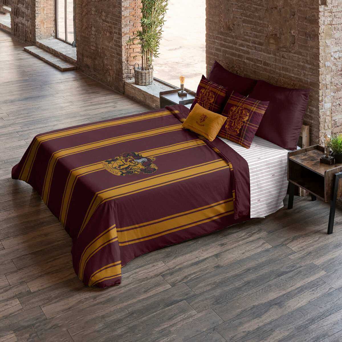 Bettdeckenbezug Harry Potter Gryffindor 180 x 220 cm Einzelmatratze