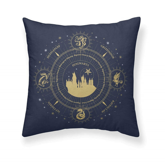 Kissenbezug Harry Potter Christmas Gold Marineblau 50 x 50 cm