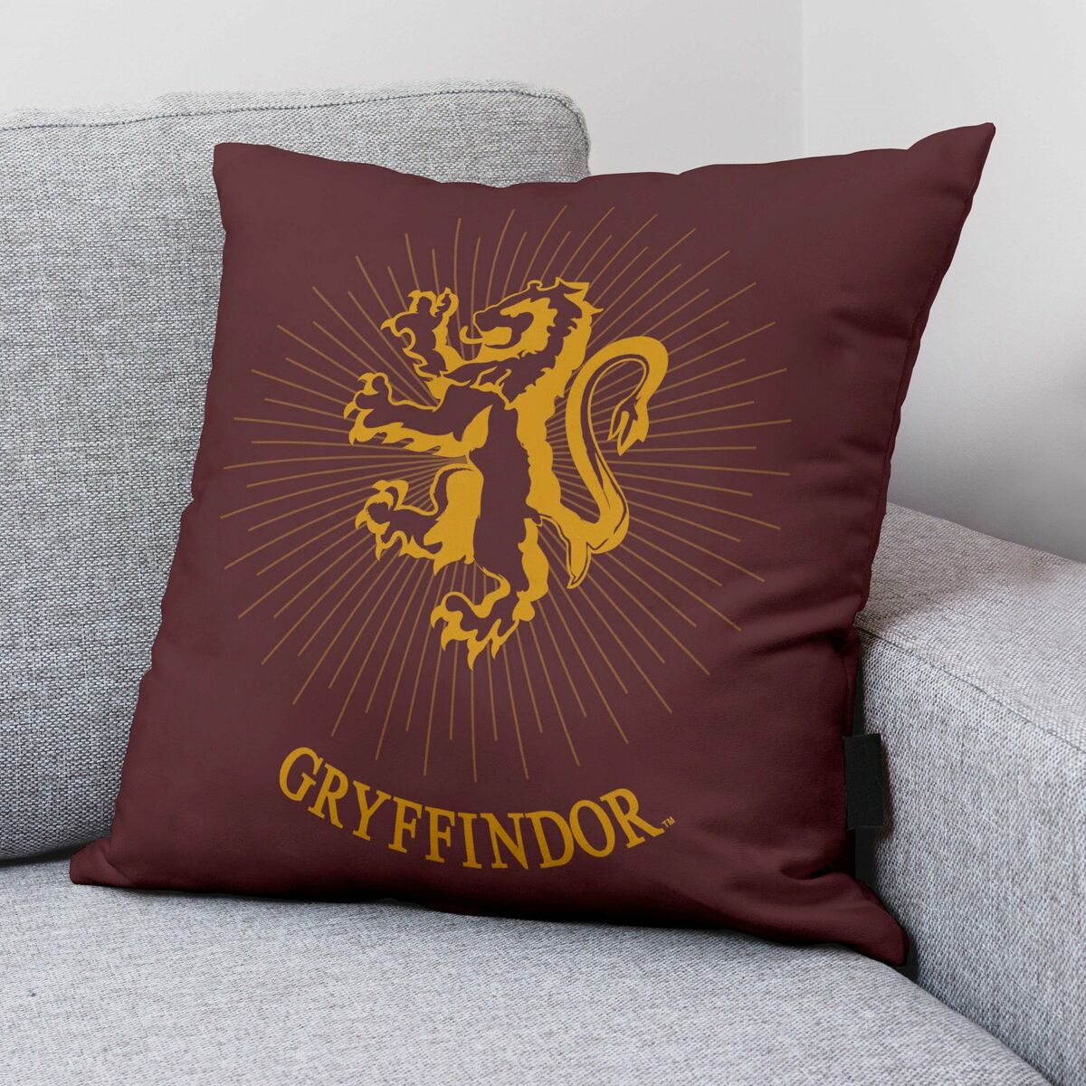 Kissenbezug Harry Potter Gryffindor Sparkle Burgunderrot 50 x 50 cm