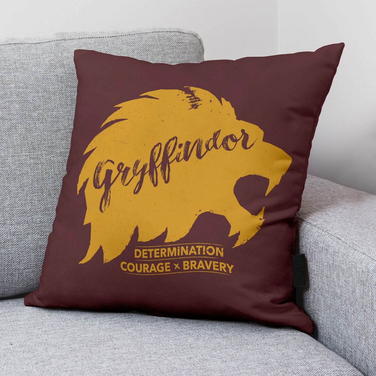 Kissenbezug Harry Potter Gryffindor Values Burgunderrot 50 x 50 cm