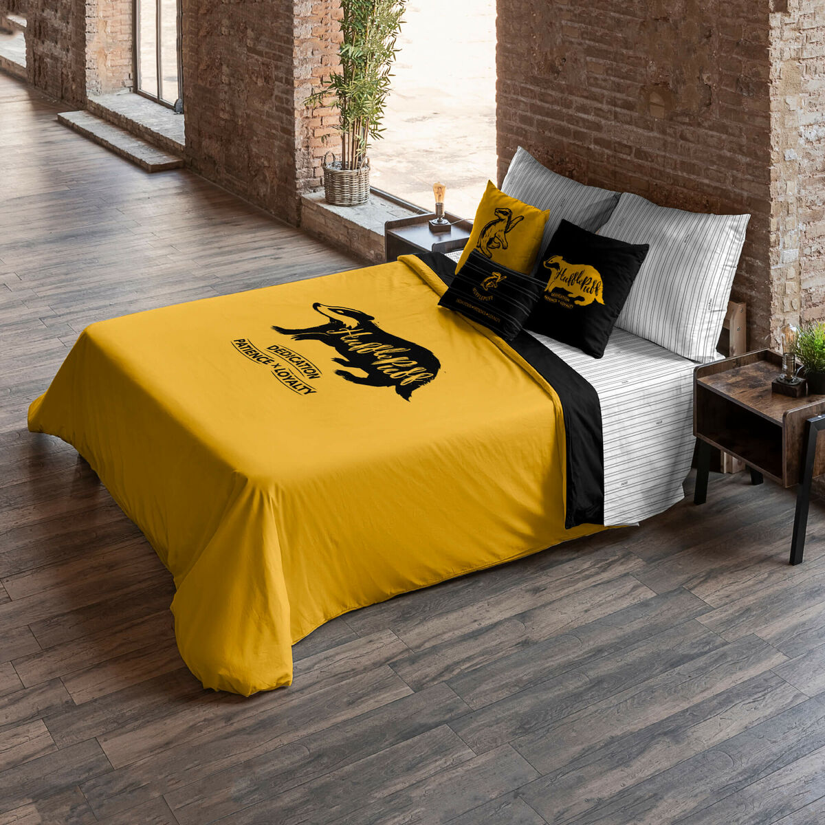 Bettdeckenbezug Harry Potter Hufflepuff King size 260 x 240 cm