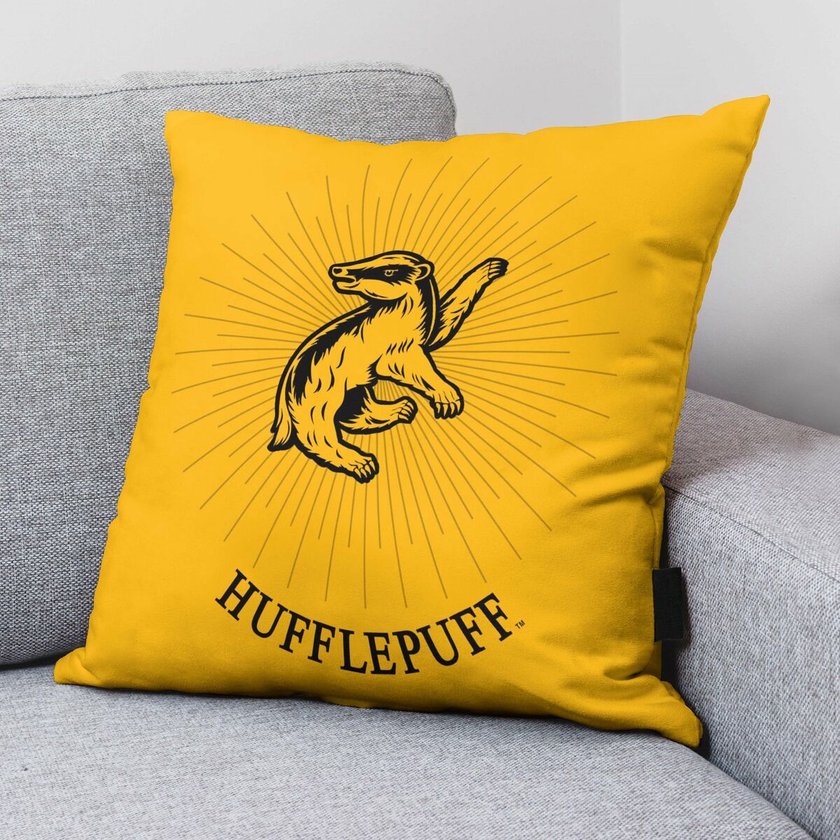 Kissenbezug Harry Potter Hufflepuff Gelb 50 x 50 cm