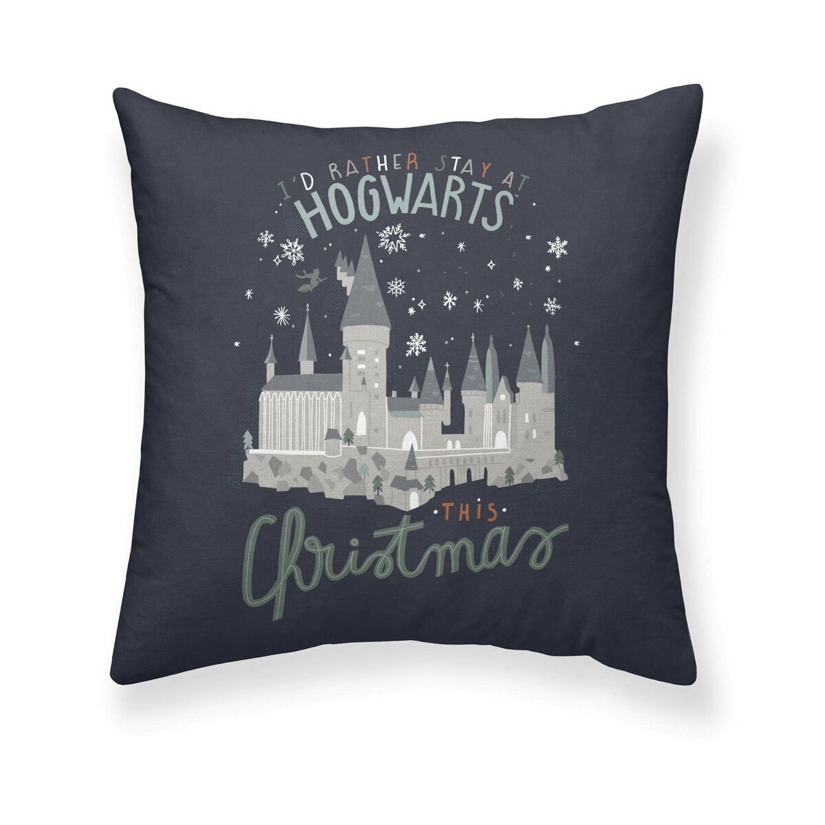 Kissenbezug Harry Potter Magical Christmas Dunkelblau 50 x 50 cm