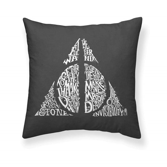 Kissenbezug Harry Potter Dealthy Hallows Schwarz 50 x 50 cm