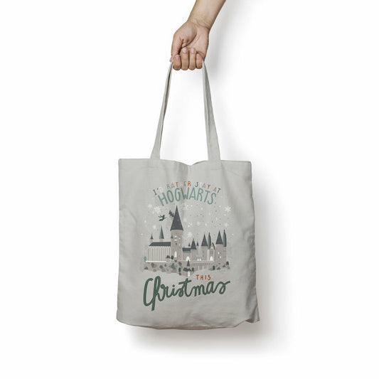 Einkaufstasche Harry Potter Hogwarts in Christmas 36 x 42 cm