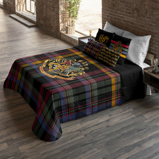 Steppdecke Harry Potter Classic Hogwarts Bunt 250 g/m² 235 x 270 cm 235 x 4 x 270 cm Double size