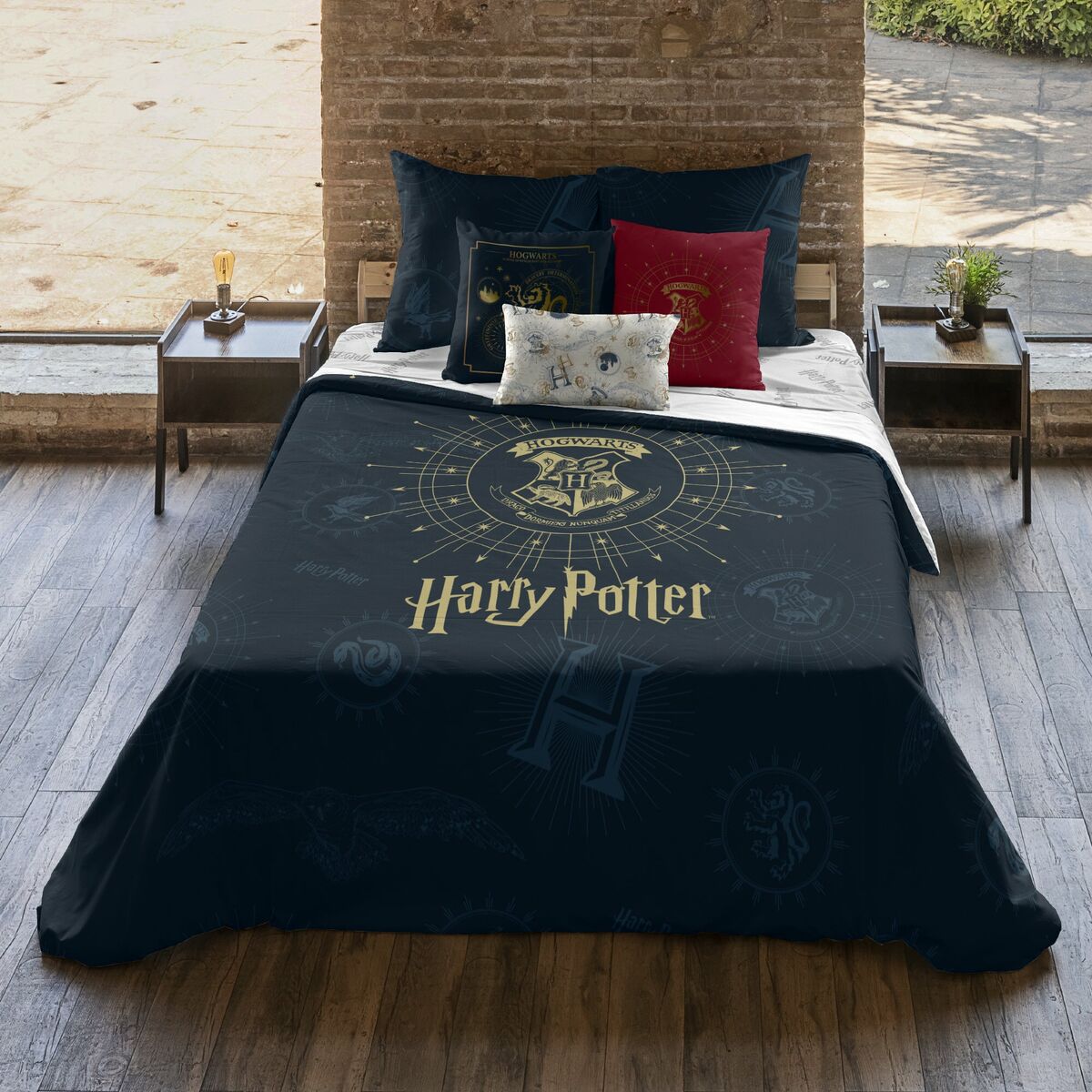 Bettdeckenbezug Harry Potter Dormiens Draco 180 x 220 cm Einzelmatratze