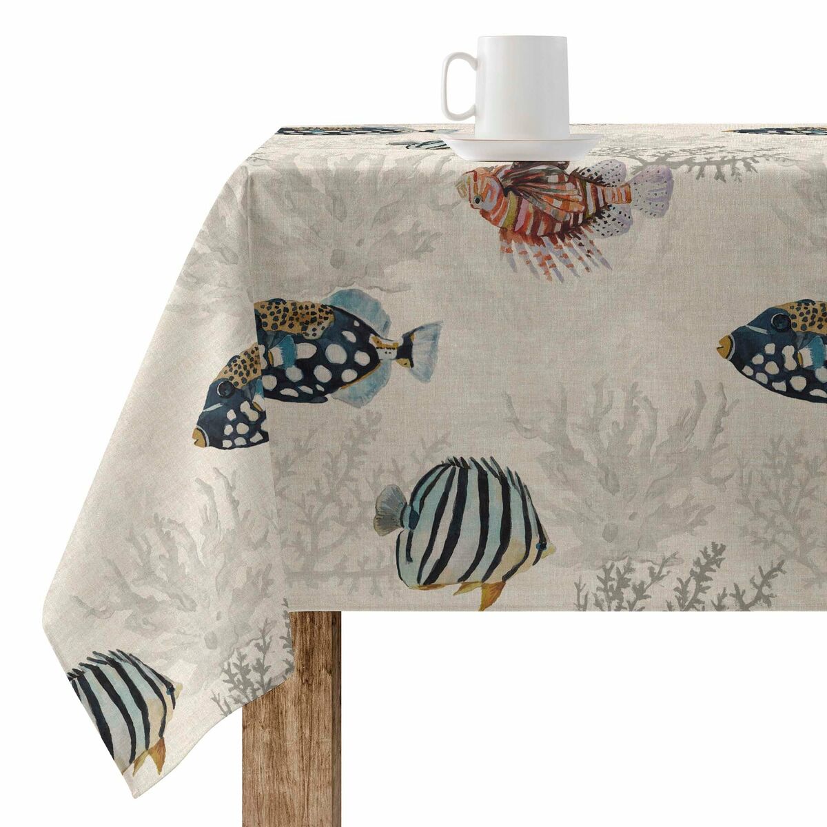 Tischdecke Belum 0120-318 200 x 155 cm Fische