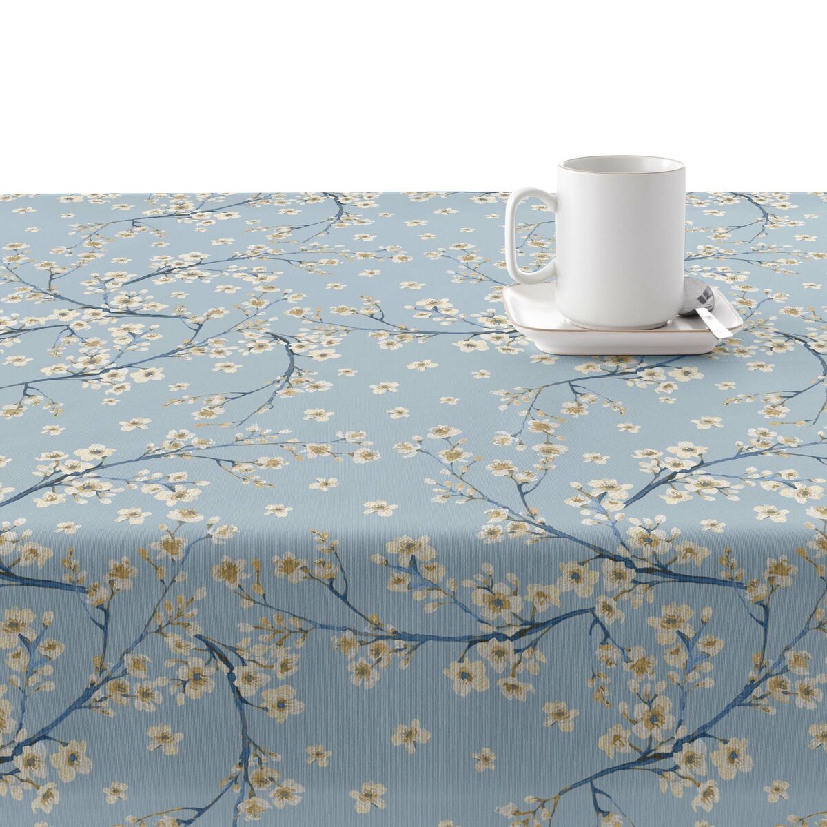 Tischdecke Belum Blau 100 x 155 cm Blomster