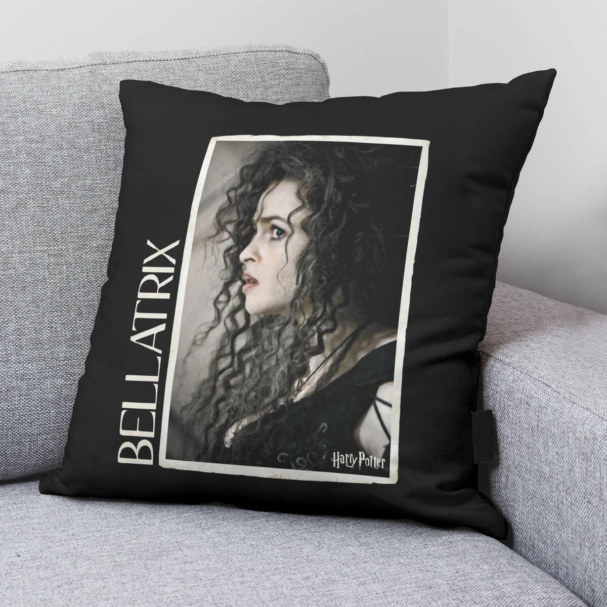 Kissenbezug Harry Potter Bellatrix Schwarz 50 x 50 cm