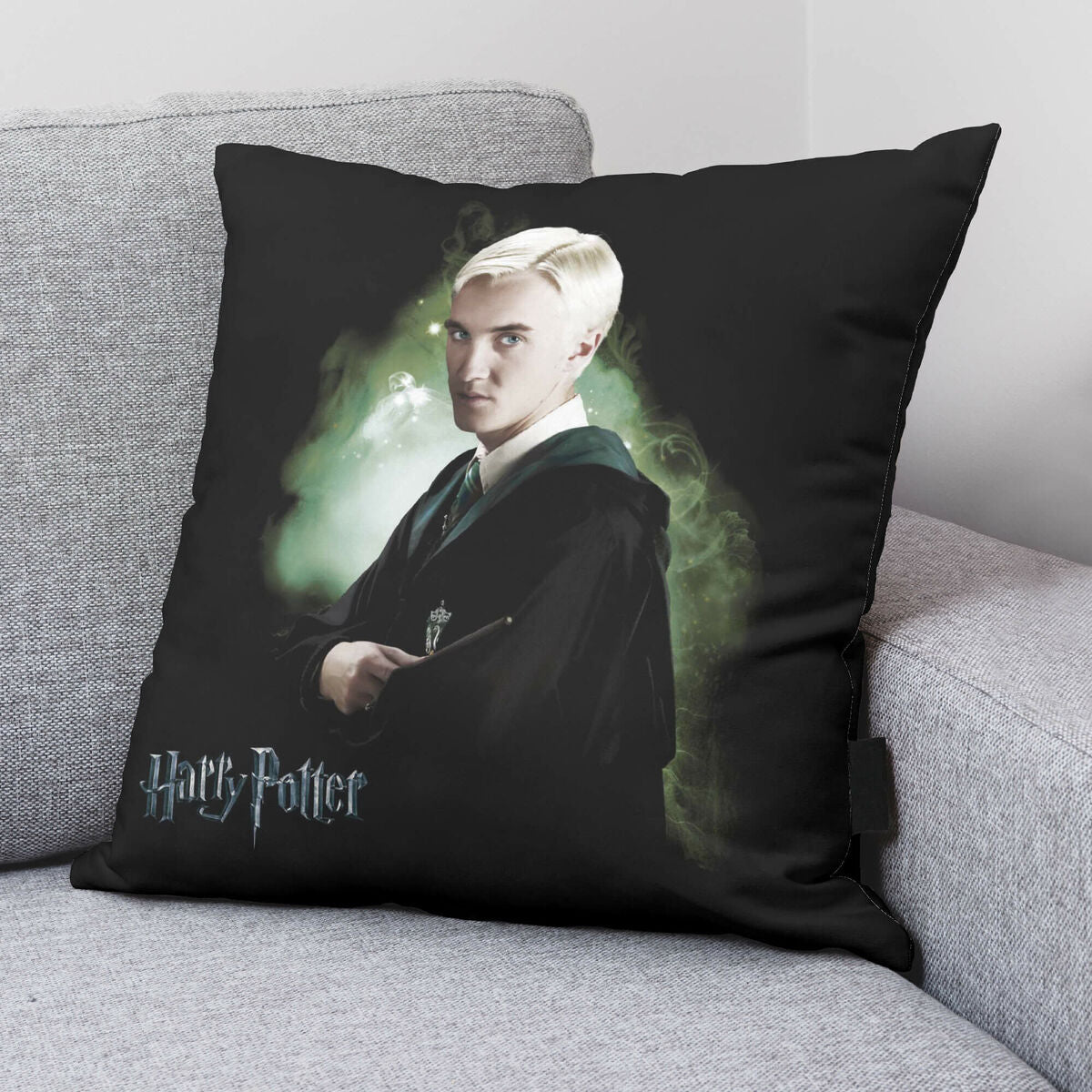 Kissenbezug Harry Potter Draco Schwarz 50 x 50 cm