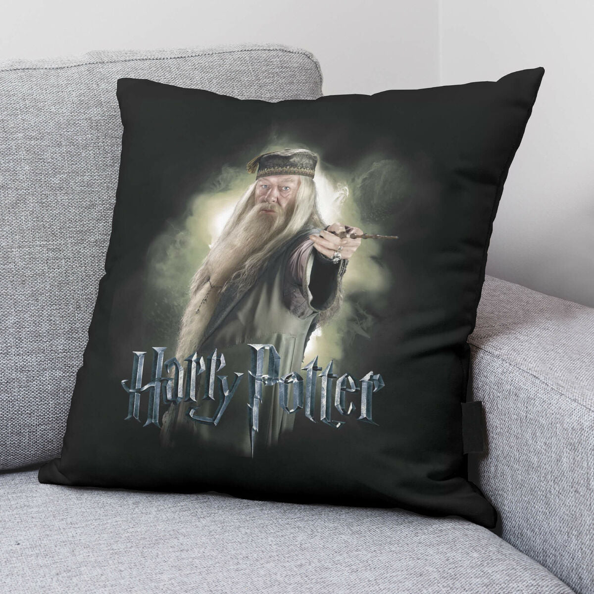 Kissenbezug Harry Potter Dumbledore Schwarz 50 x 50 cm