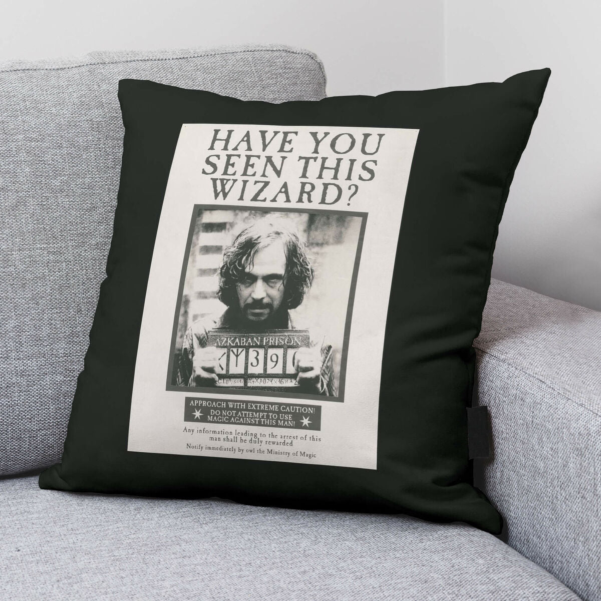 Kissenbezug Harry Potter Sirius Black Schwarz 50 x 50 cm