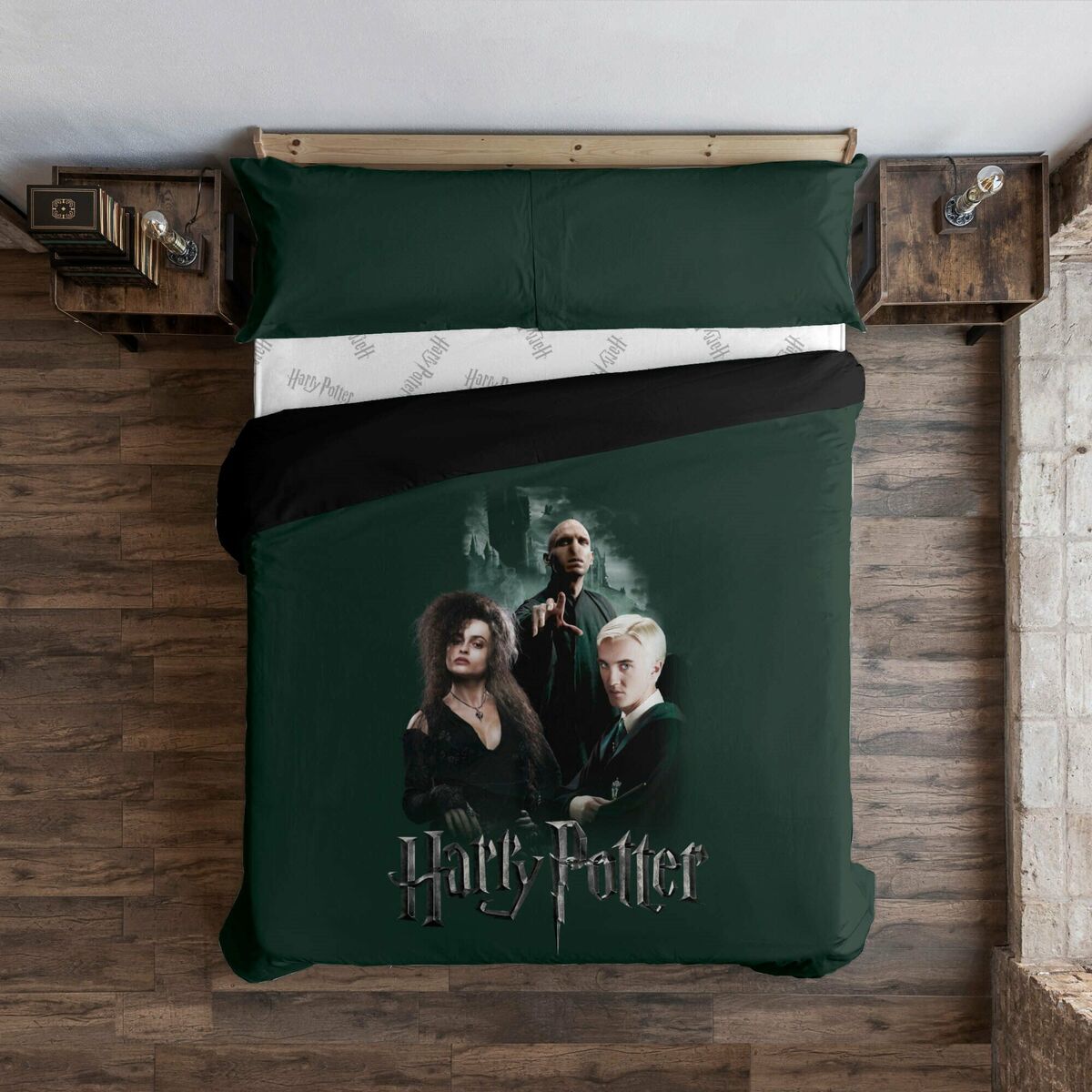 Bettdeckenbezug Harry Potter Death Eaters Bunt 180 x 220 cm Einzelmatratze