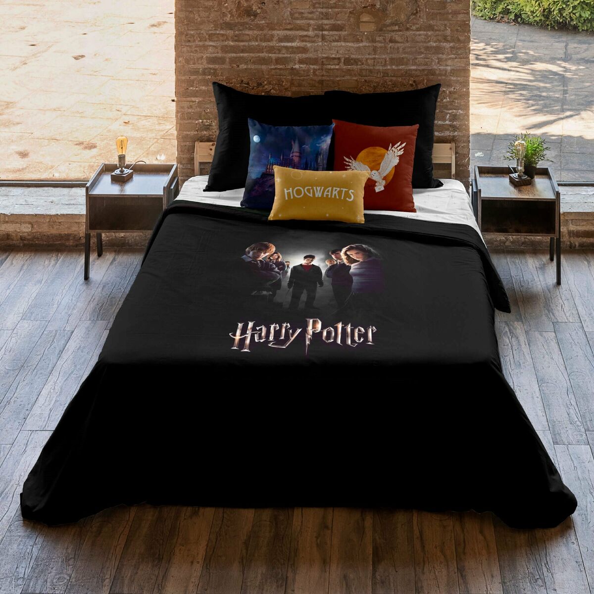 Bettdeckenbezug Harry Potter Dumbledore's Army Bunt 180 x 220 cm Einzelmatratze