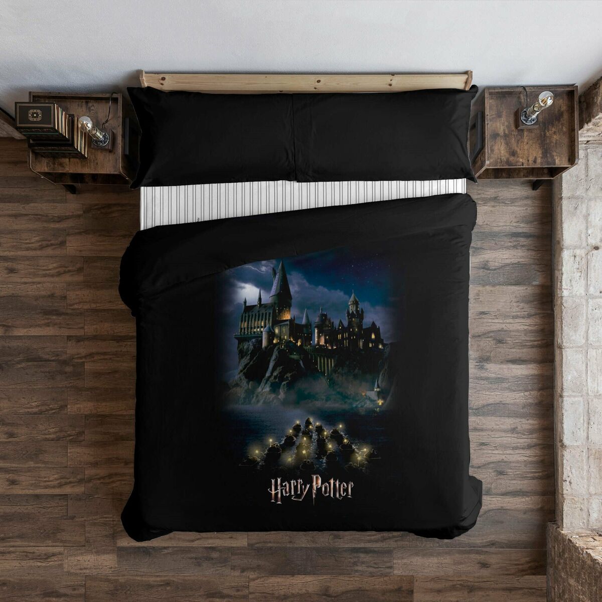 Bettdeckenbezug Harry Potter Go to Hogwarts Bunt 220 x 220 cm Double size