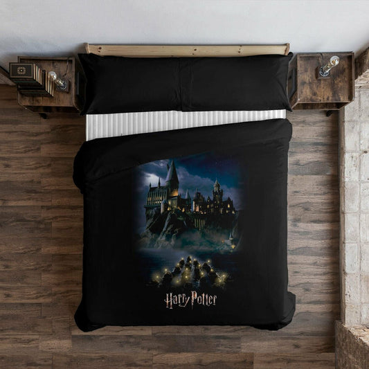 Bettdeckenbezug Harry Potter Go to Hogwarts Bunt 155 x 220 cm Einzelmatratze