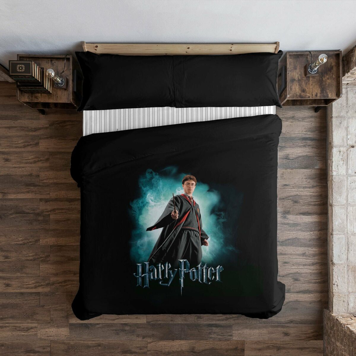 Bettdeckenbezug Harry Potter Bunt 220 x 220 cm Double size