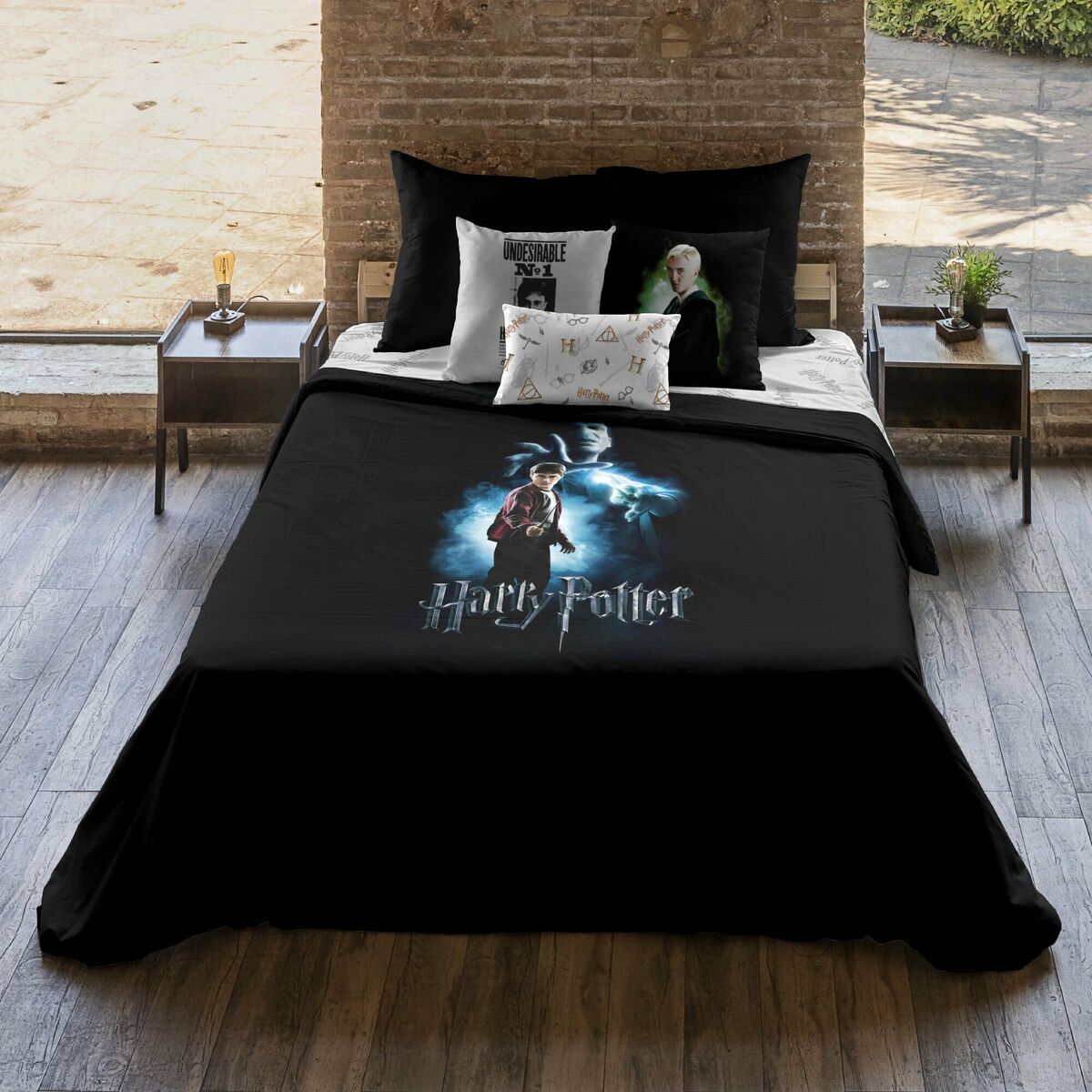 Bettdeckenbezug Harry Potter vs Voldemort Bunt 180 x 220 cm Einzelmatratze