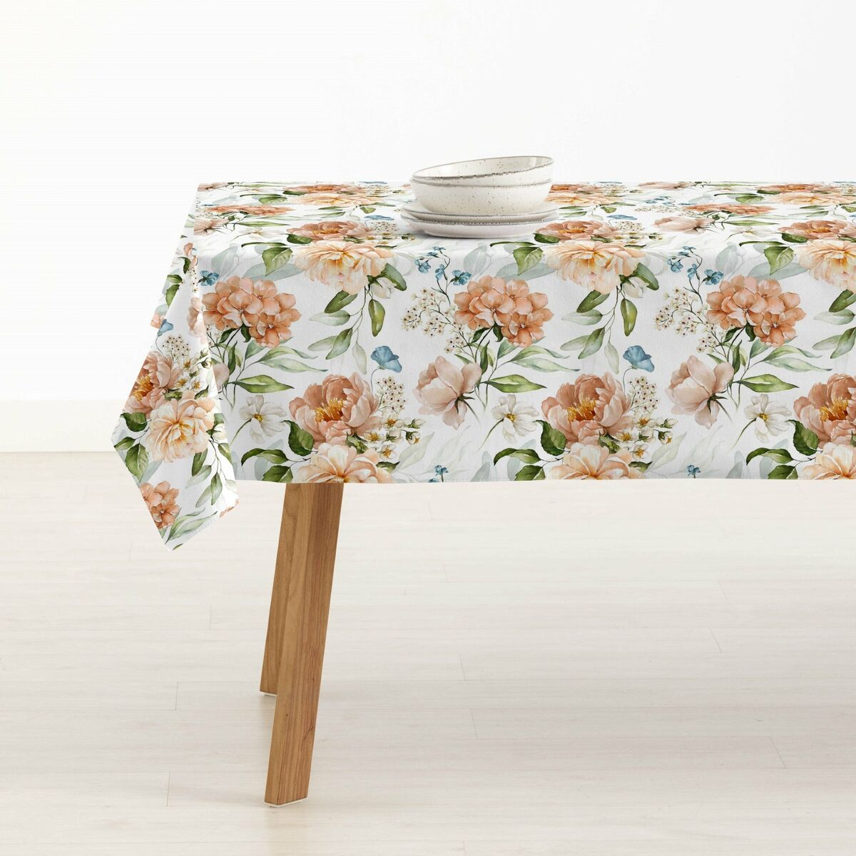 Fleckenabweisende Tischdecke Belum 0120-394 200 x 140 cm Blomster