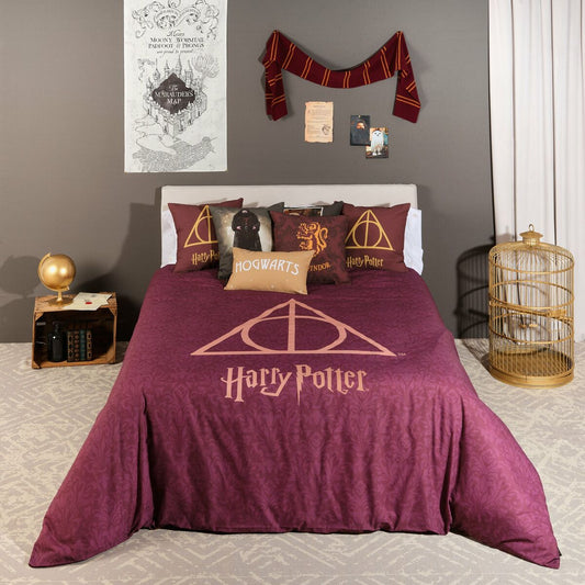 Bettdeckenbezug Harry Potter Deathly Hallows 220 x 220 cm Double size