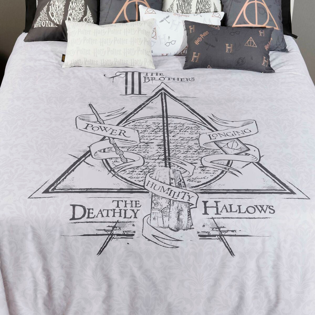 Bettdeckenbezug Harry Potter Deathly Hallows Legend 180 x 220 cm Einzelmatratze