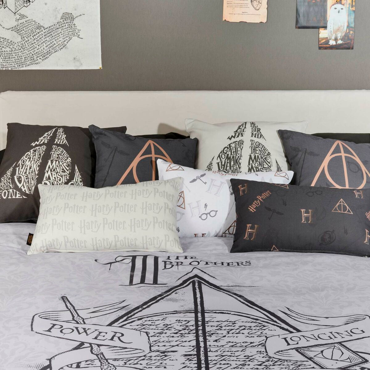 Bettdeckenbezug Harry Potter Deathly Hallows Legend 180 x 220 cm Einzelmatratze