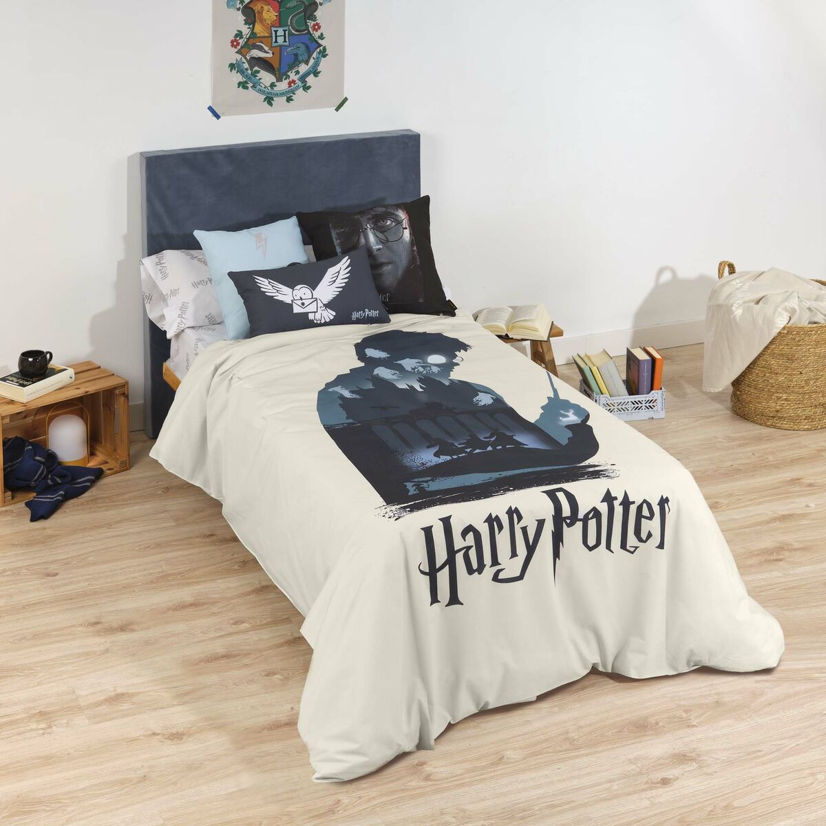 Bettdeckenbezug Harry Potter 180 x 220 cm Einzelmatratze