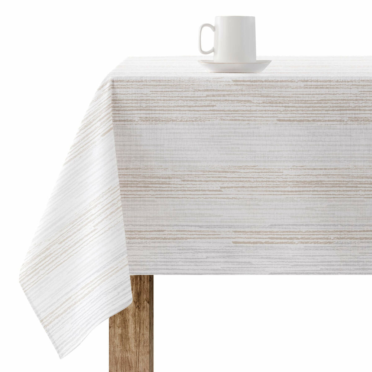 Fleckenabweisende Tischdecke Belum Beige 250 x 140 cm