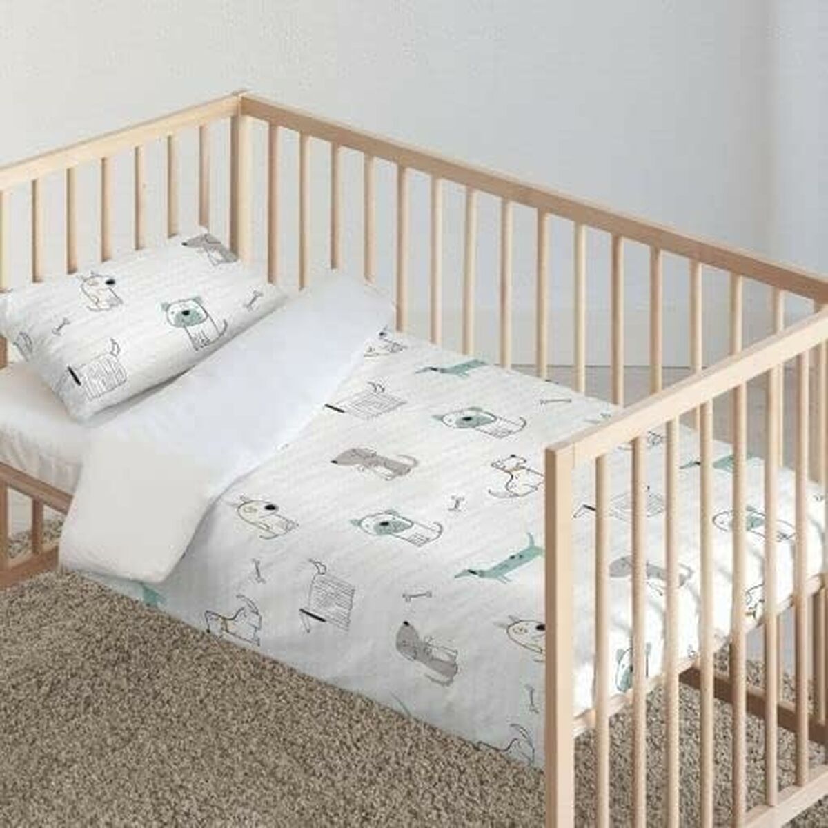 Bettbezug für Babybett Kids&Cotton Huali Small 100 x 120 cm