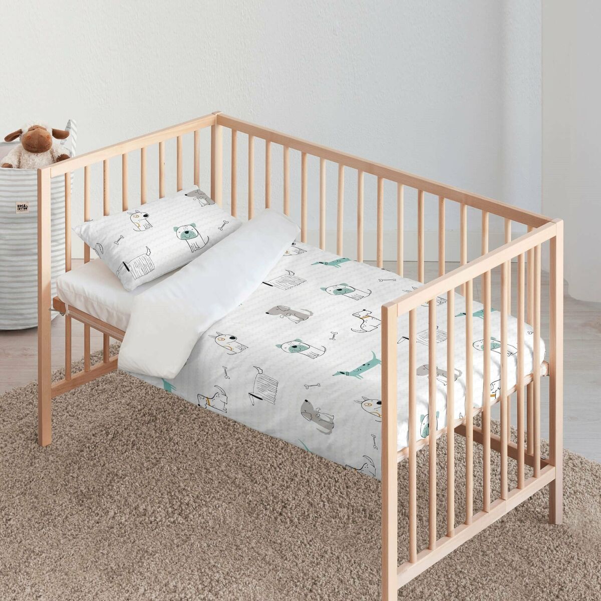 Bettbezug für Babybett Kids&Cotton Huali Small 115 x 145 cm