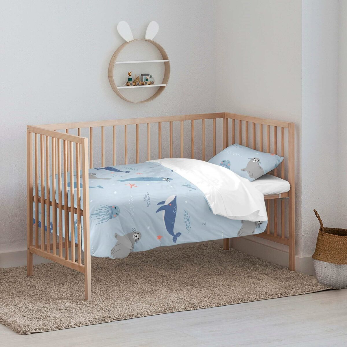 Bettbezug für Babybett Kids&Cotton Tabor Small 100 x 120 cm