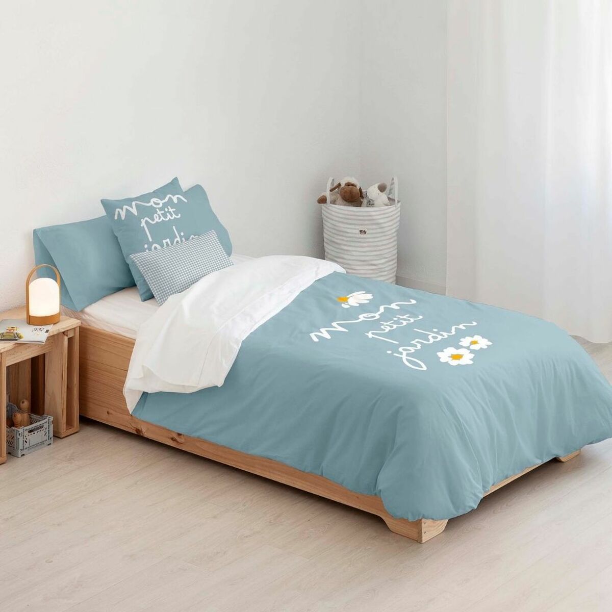 Bettdeckenbezug Kids&Cotton Xalo Big Blau 180 x 240 cm