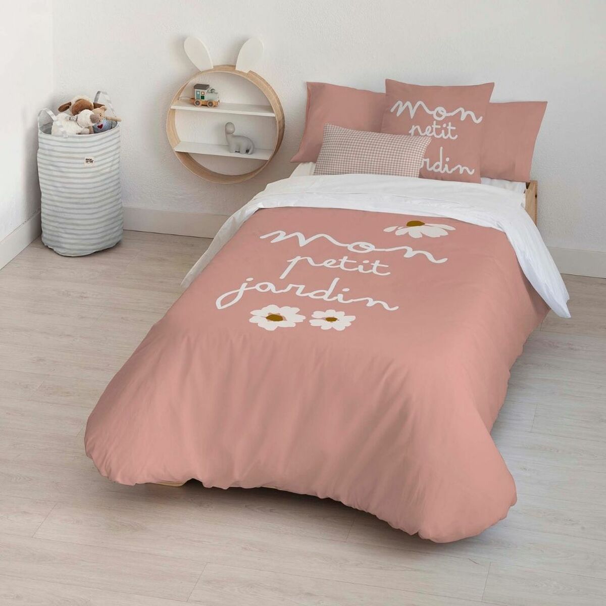 Bettdeckenbezug Kids&Cotton Xalo Big Rosa 180 x 240 cm